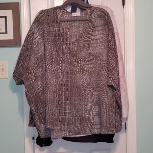 Adrienne croc tunic